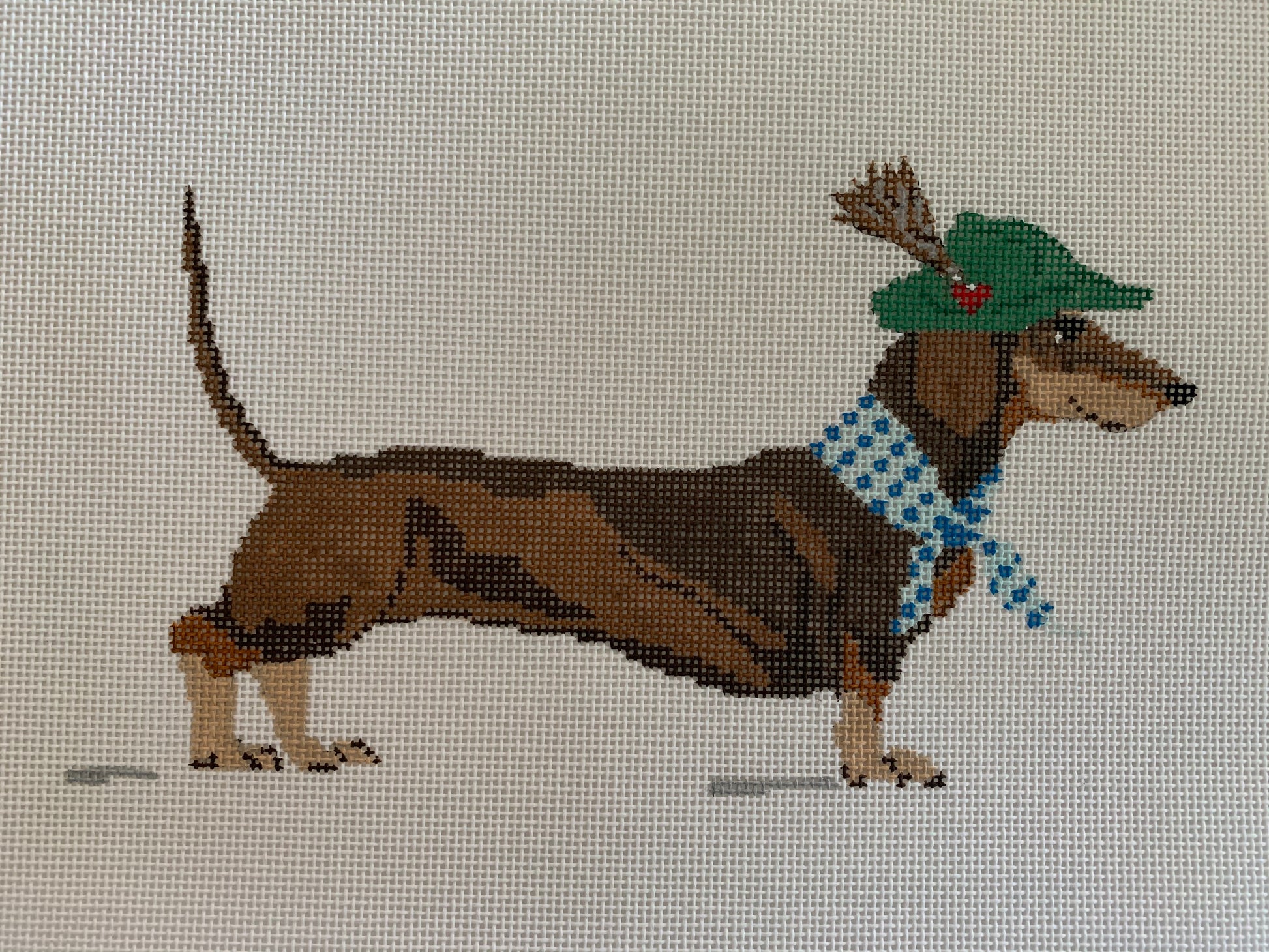 Dackel Needlecraft Canvas