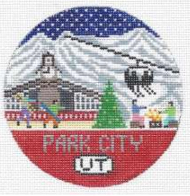 Park City Round Needlecraft Canvas