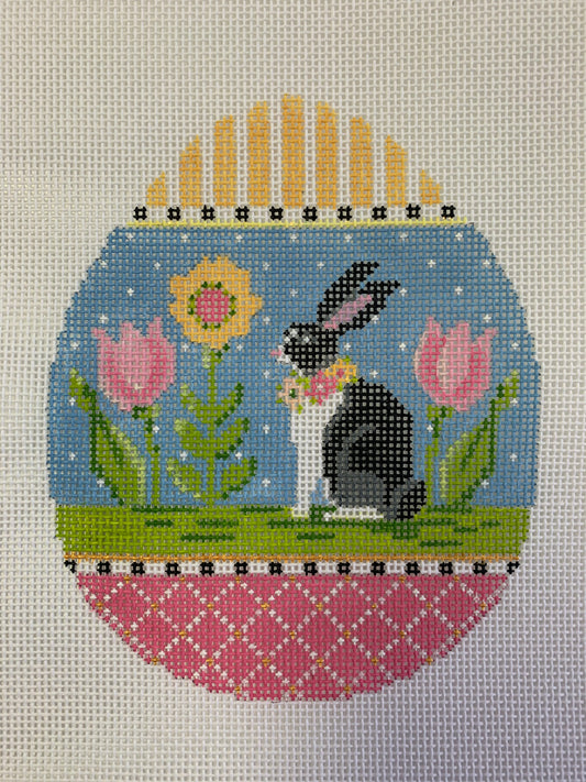 Easter Rabbit Egg Needlecraft Canvas