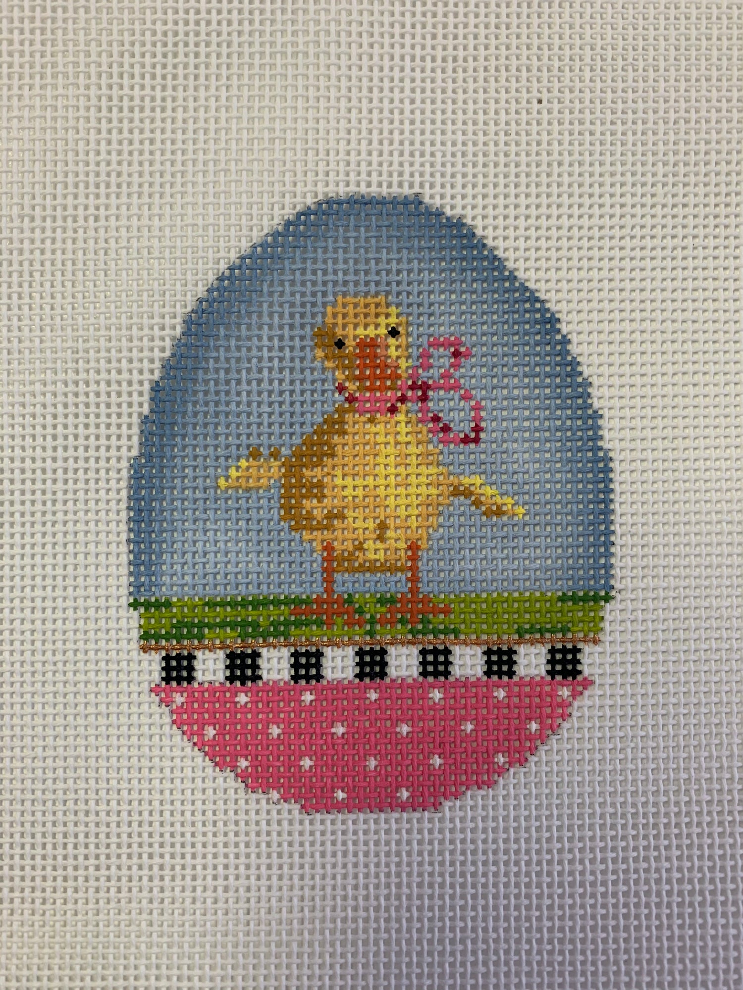 Spring Duckling Egg Needlecraft Canvas