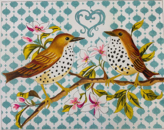 Birds Needlecraft Canvas