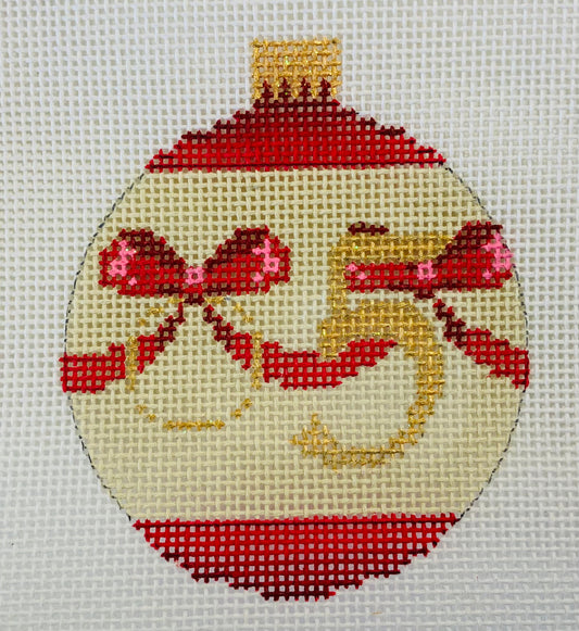 5 Gold Rings 12 Days of Christmas Needlecraft Canvas