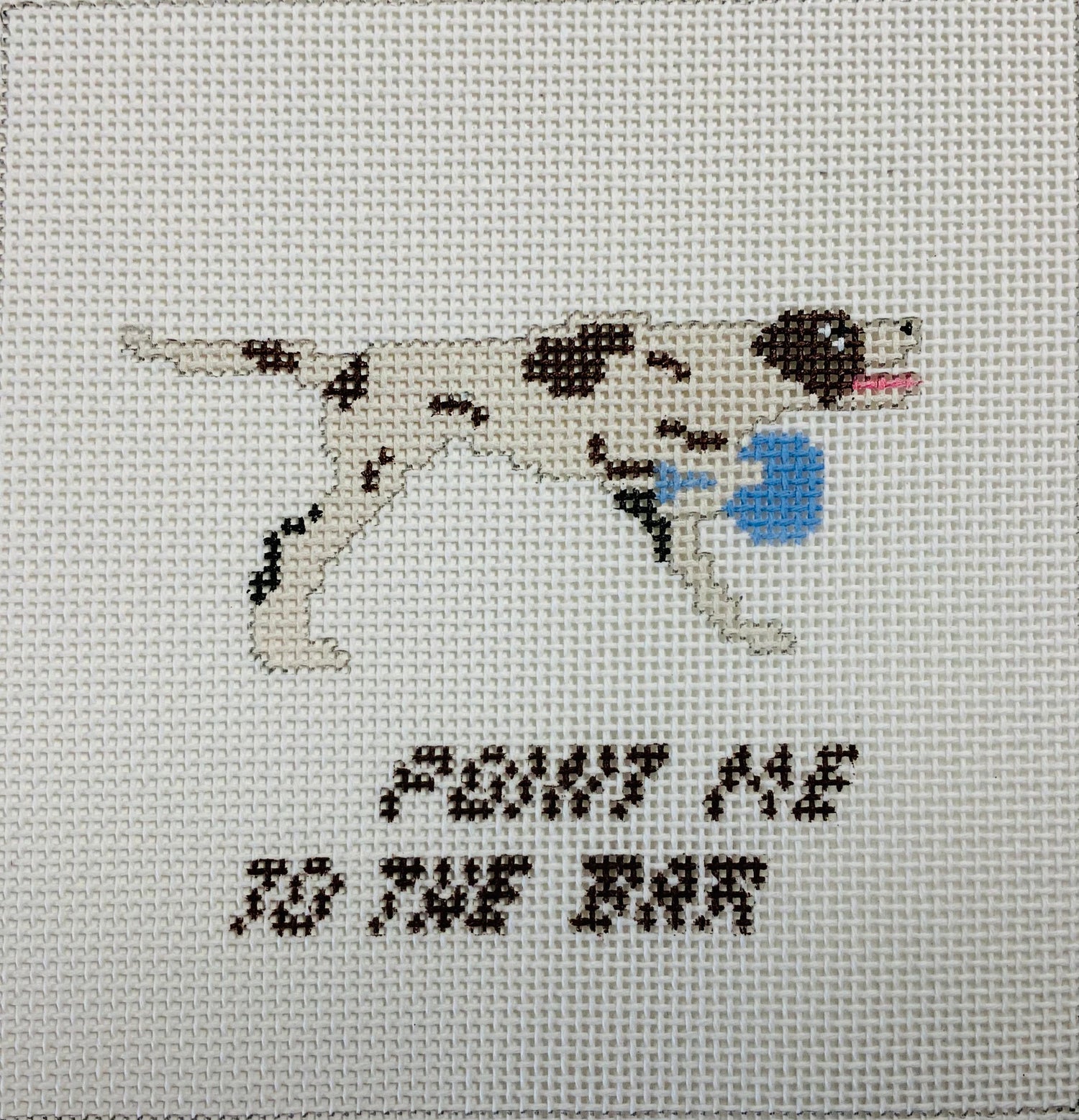Point Me To The Bar Needlecraft Canvas
