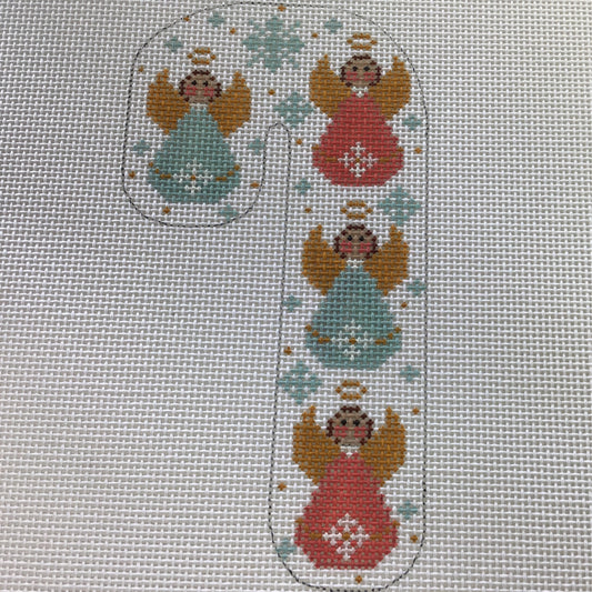 Angel CandyCane Needlecraft Canvas