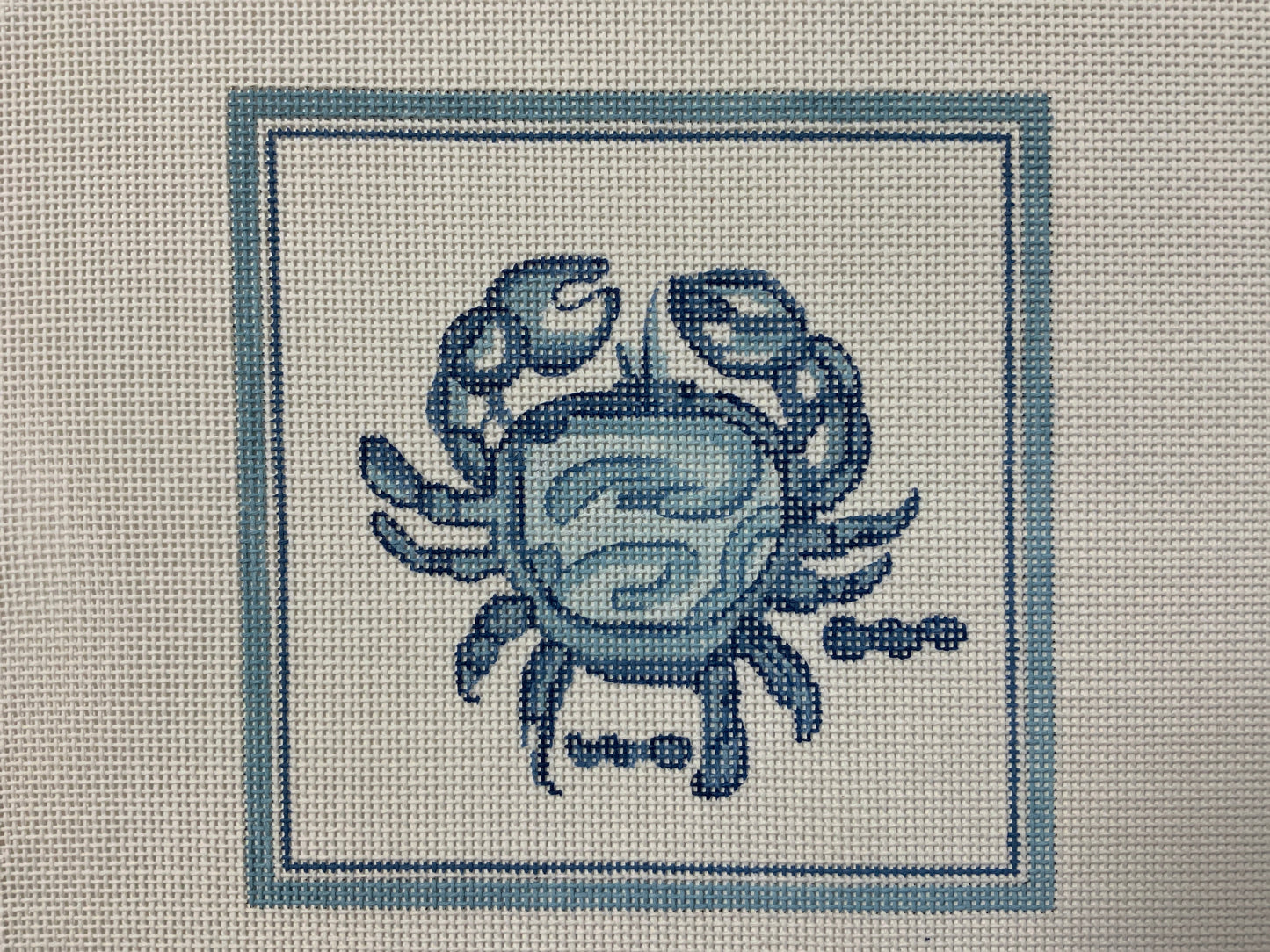 Hadley Crab Small Needlecraft Canvas