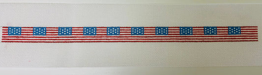 Dog Collar - Flags Needlecraft Canvas