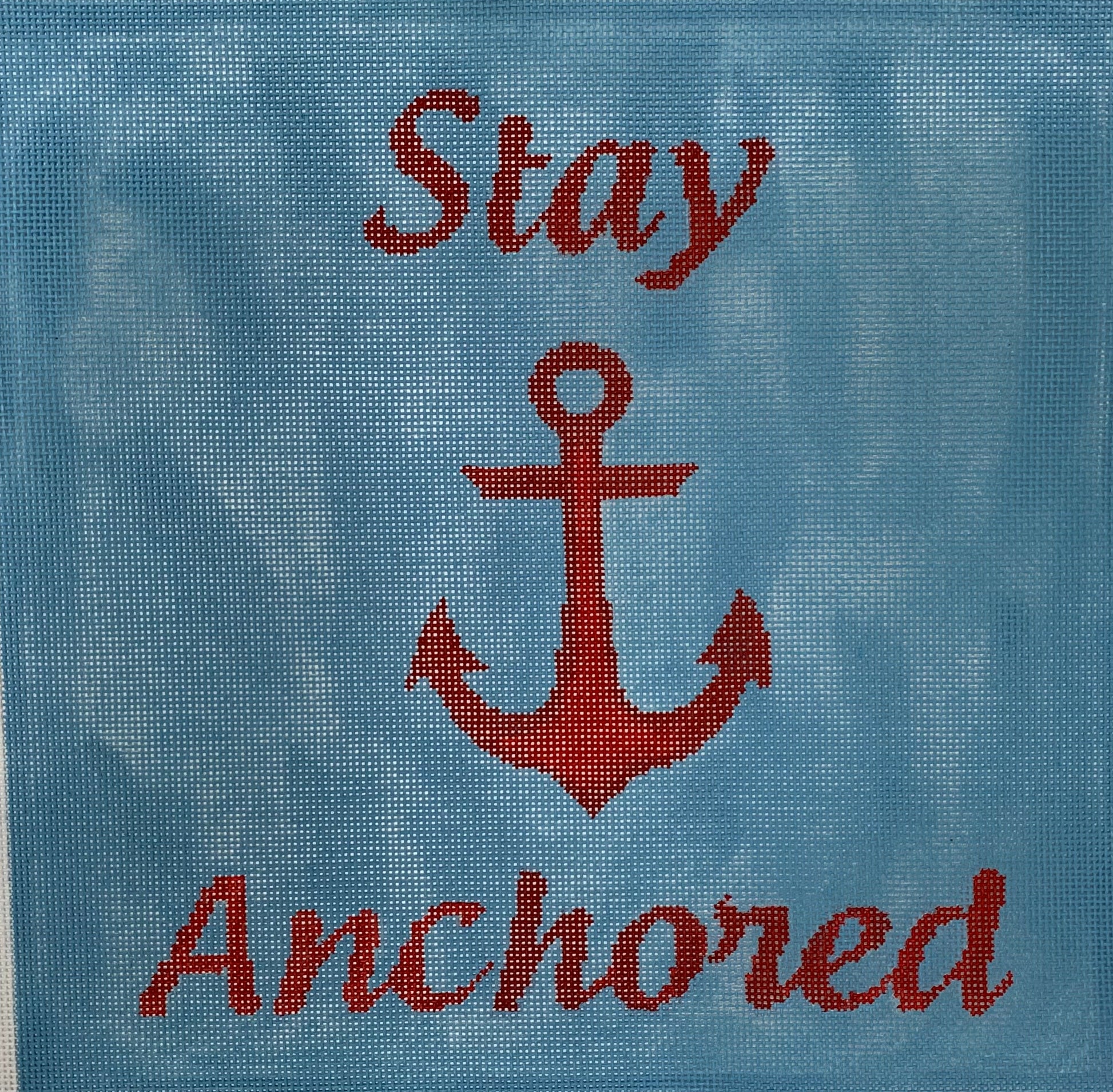 Stay Anchored Needlecraft Canvas