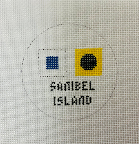 Sanibel Island Ornament Needlecraft Canvas