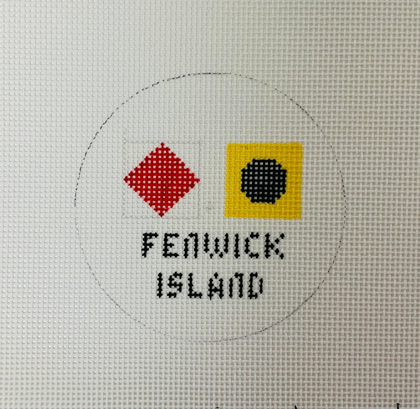 Fenwick Island Ornament Needlecraft Canvas