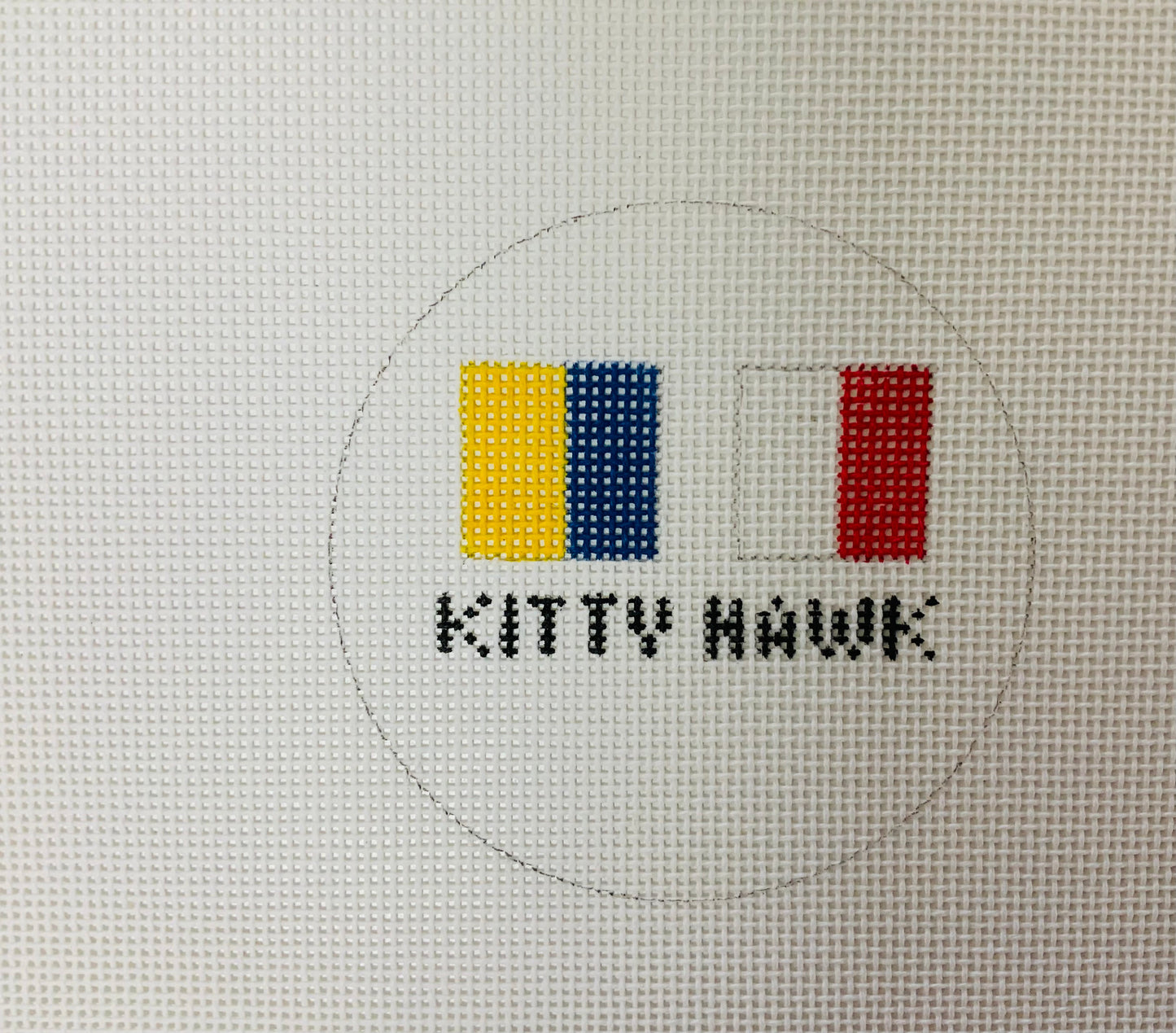 Kitty Hawk Ornament Needlecraft Canvas