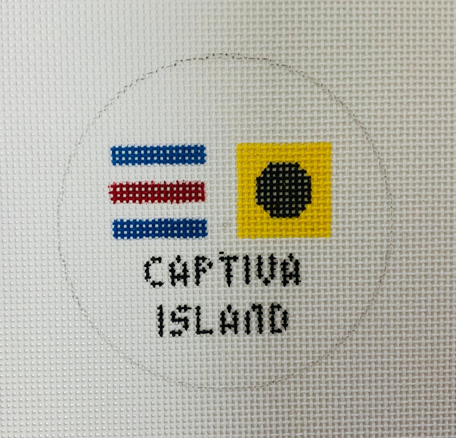 Captiva Island Ornament Needlecraft Canvas