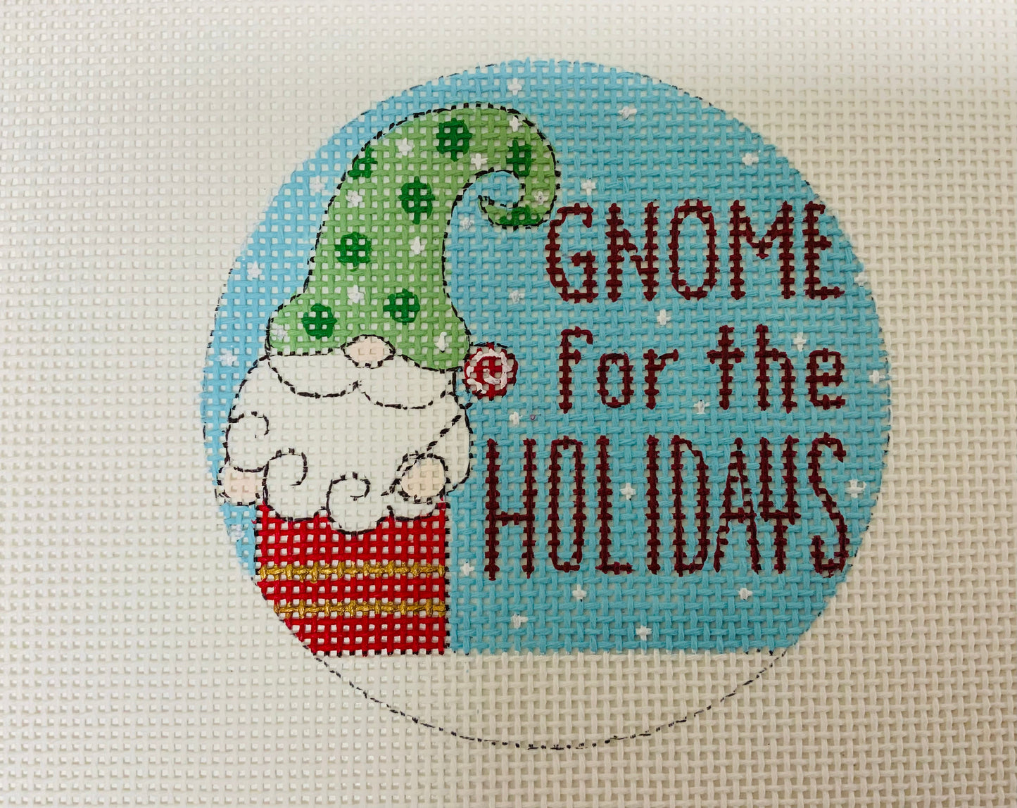 Gnome for the Holidays Needlecraft Canvas