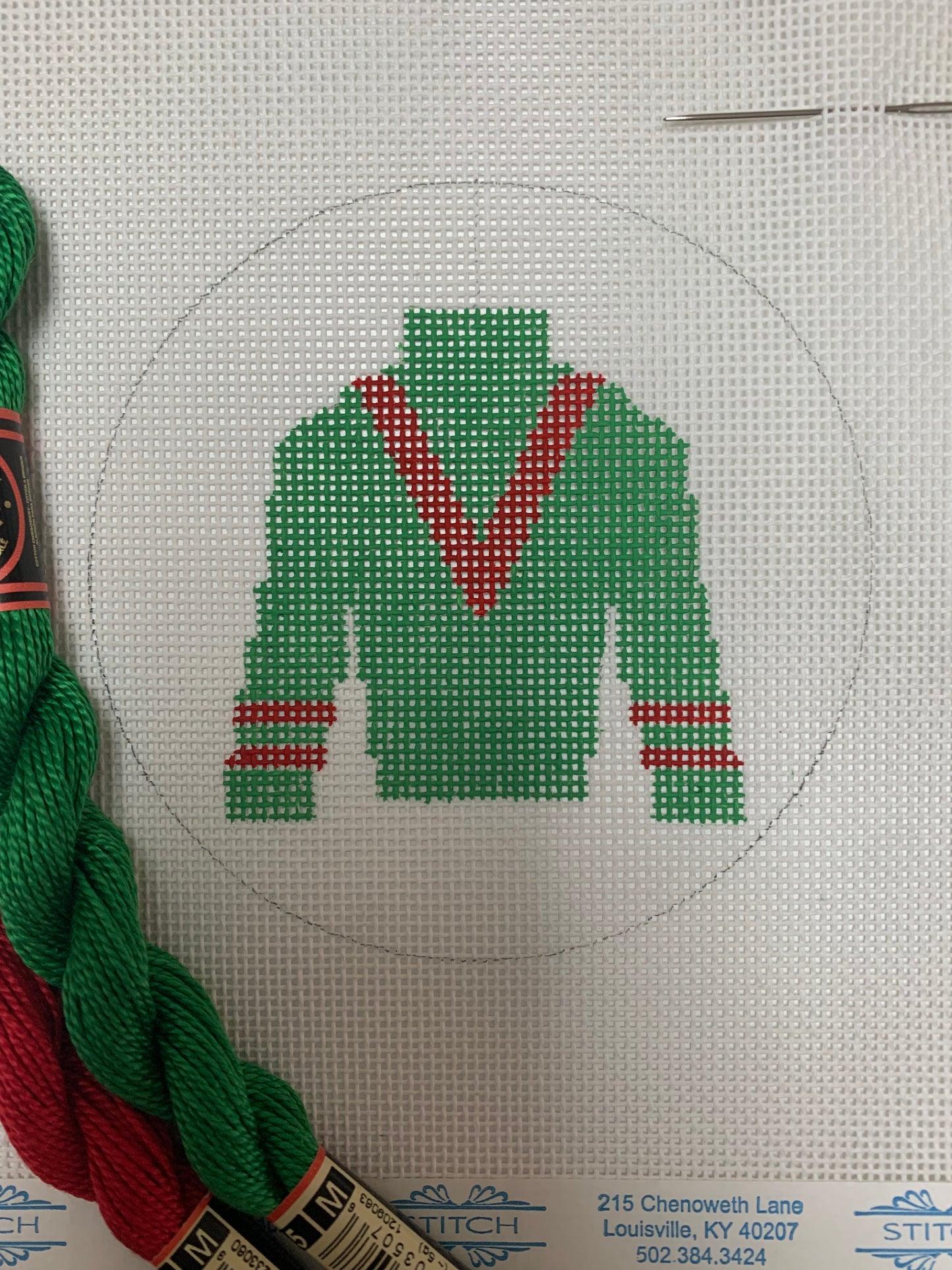 Jockey Silk Green/Red Kit Needlecraft Kits