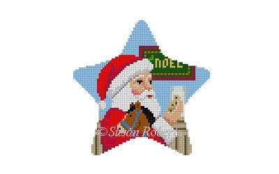 Star, Santa's Cookies Needlecraft Canvas