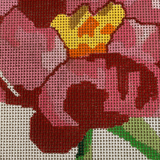 Pink Peony Needlecraft Canvas