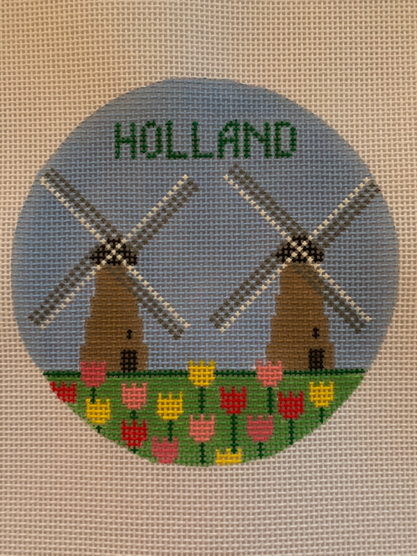 Holland Round Needlecraft Canvas