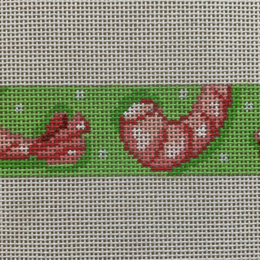 Belt Shrimp Lime Needlecraft Canvas